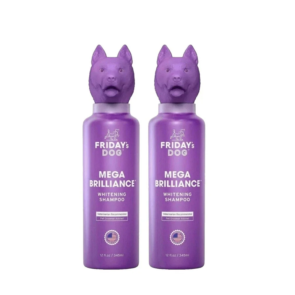 Fridays Dog Whitening Shampoo For Dogs 2 pack